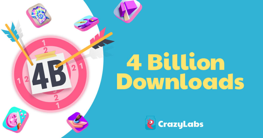 Crazylabs ゲームダウンロード数が40億を突破 ハイパーカジュアルゲームのアクセラレーターとして 世界の新たな地域へ拡大 Crazy Labs Crazylabs ゲームダウンロード数が40億を突破 ハイパーカジュアルゲームのアクセラレーターとして 世界の新たな地域へ拡大 Crazy Labs