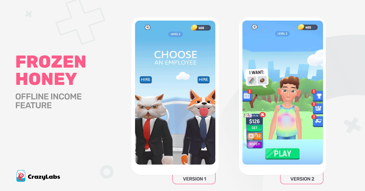 Frozen Honey - Offline Income Feature